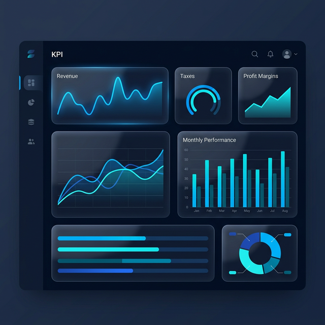 Dashboard do sistema Nixcon